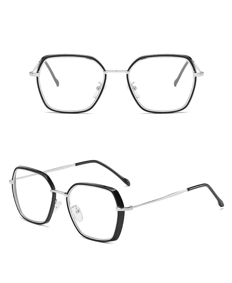 Zelda Womens Square Frame Anti Blue Light Blocking Glasses
