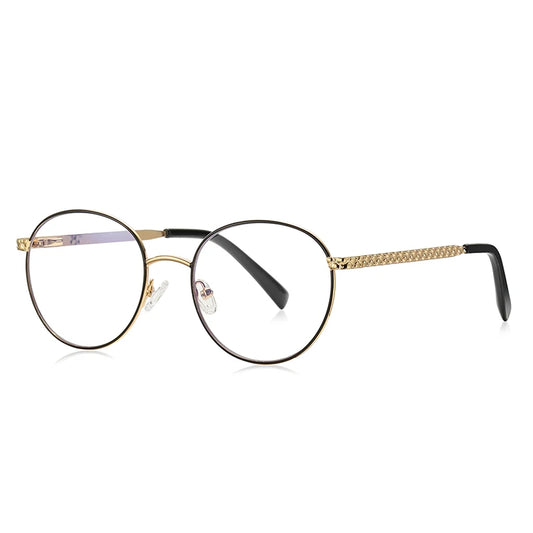 DREW ROUND METAL FRAME ANTI BLUE LIGHT UNISEX BLOCKING GLASSES