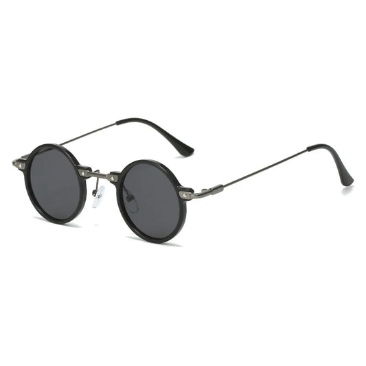 WILLIAM UNISEX RETRO METAL ROUND FRAME UV400 SUNGLASSES