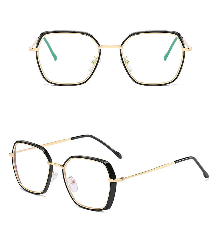 Zelda Womens Square Frame Anti Blue Light Blocking Glasses