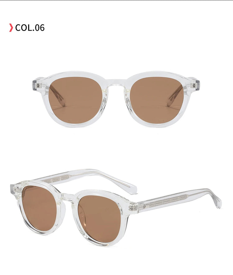 Aven Retro Round Men'sUV400 Sunglasses