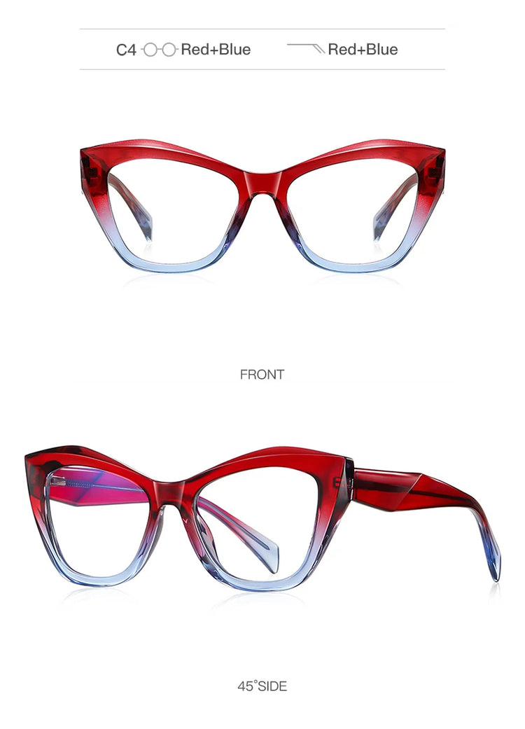 Zora Women’s Anti-Blue Light Cat Eye Frame Glasses