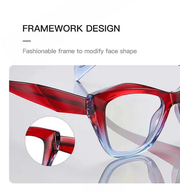 Zora Women’s Anti-Blue Light Cat Eye Frame Glasses