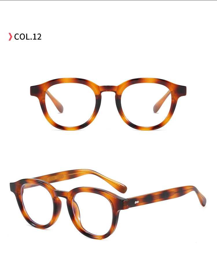 Onxy Retro Round Men'Anti Blue lIght Glasses