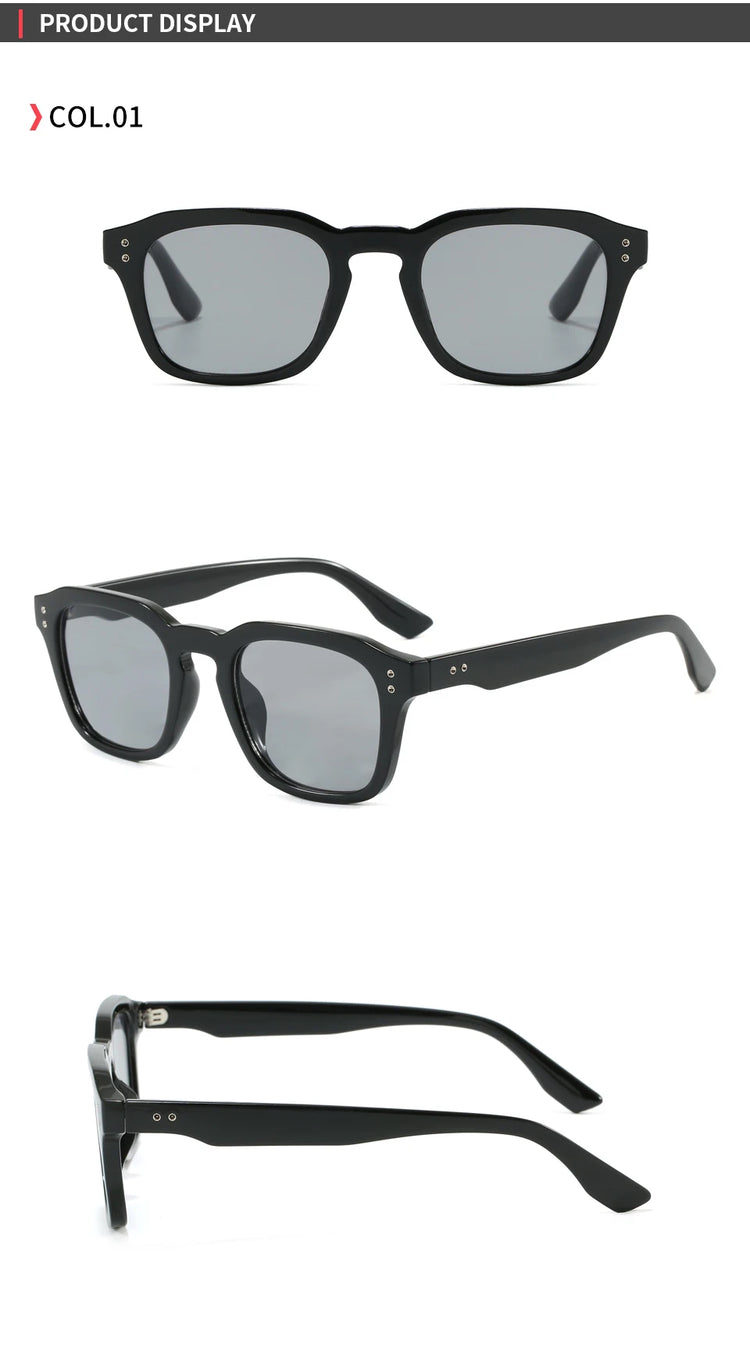 Horizon Retro Square Frame Unisex UV400 Sunglasses