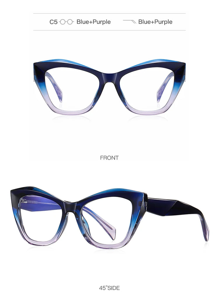 Zora Women’s Anti-Blue Light Cat Eye Frame Glasses