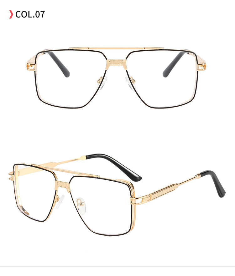 Dane Men's Metal Frame Gradient Lens UV400 Sunglasses