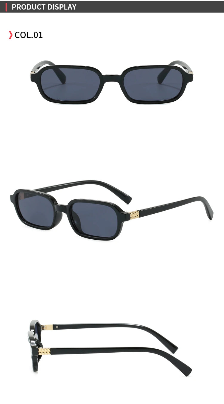 Eon Rectangular Frame Unisex UV400 Sunglasses