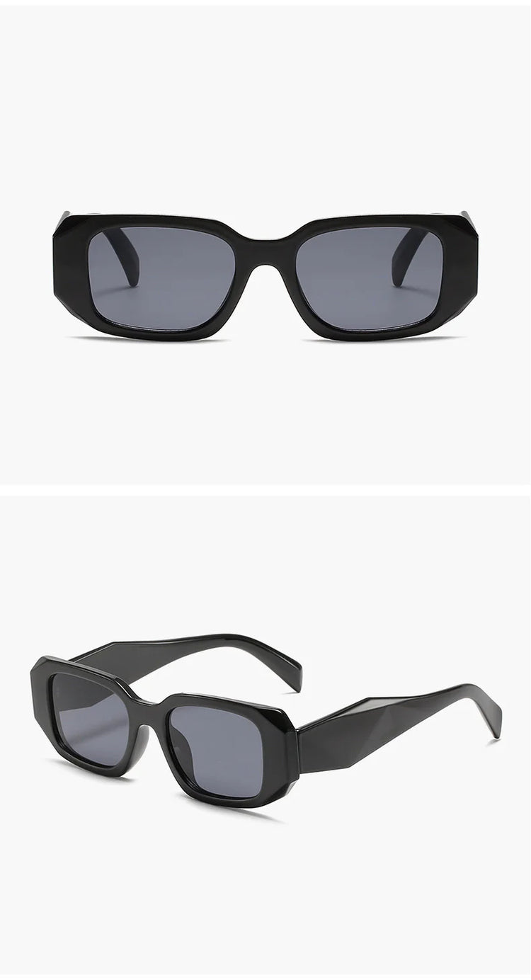 Koda Unisex Rectangle Frame UV400 Sunglasses