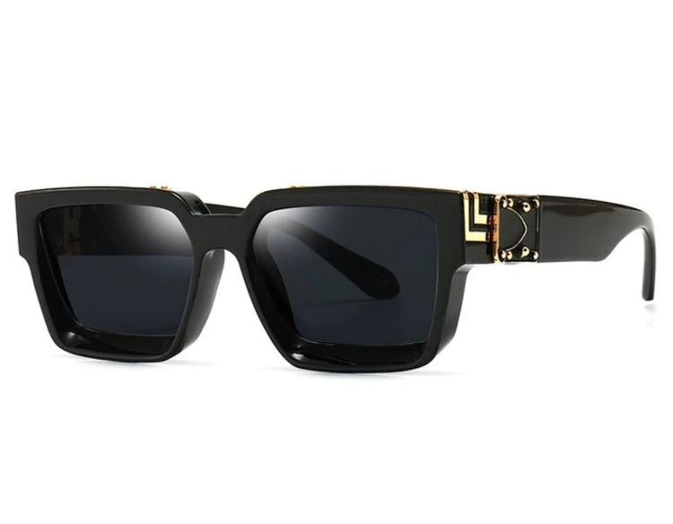 Billie Retro Unisex Square Frame UV400 Sunglasses