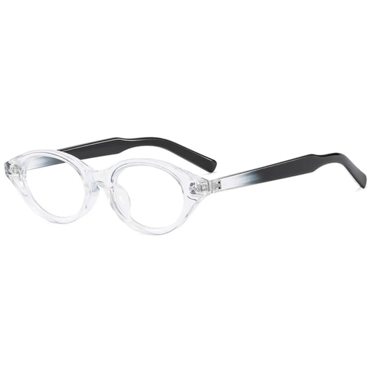 Ember Womens Small Oval Frame Anti-Blue Light Blocking Glasses