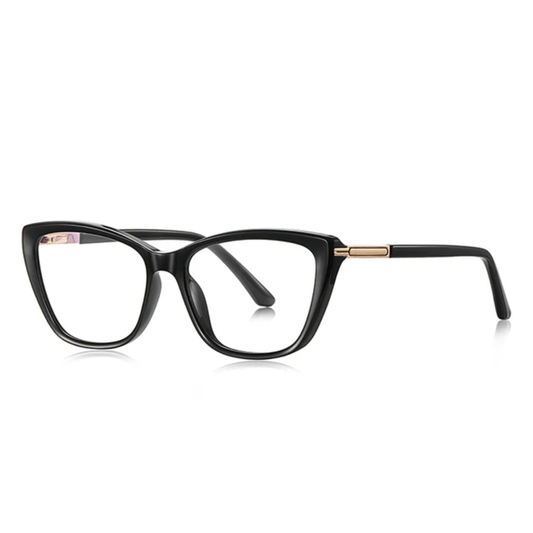 Muse Women's Transparent Anti-Blue Light Cat-Eye Glasses