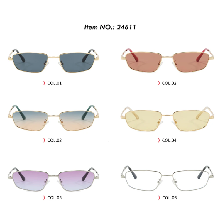 Drift  Metal Frame Unisex Small Rectangular UV400 Sunglasses