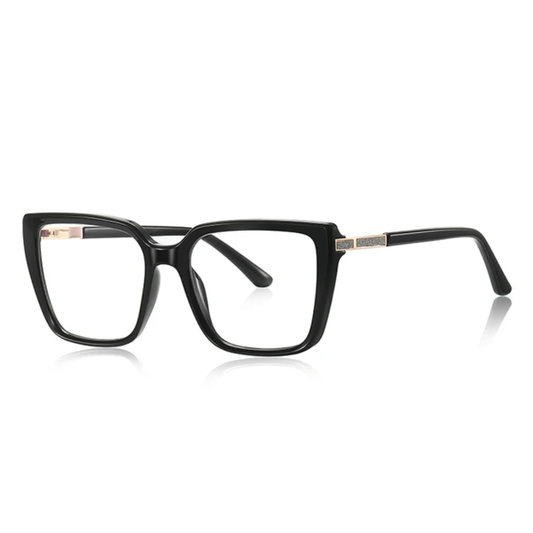 Polaris Womens Square Frame Anti Blue Light Blocking Glasses