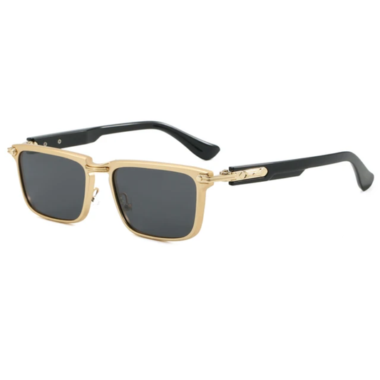Zenith Retro Rectangle Frame UV400 Unisex Sunglasses