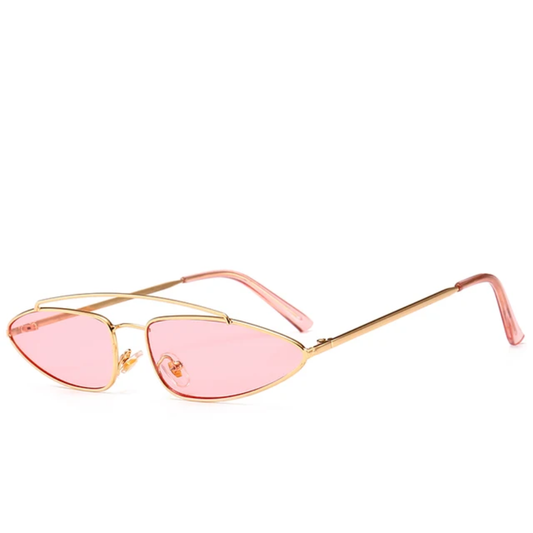 Verve Womens UV400 Metal Frame cat Eye Sunglasses