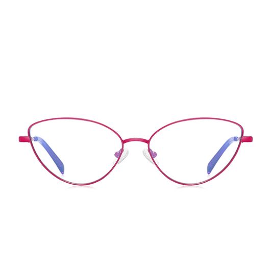 Cleo Women's Cat-Eye Anti-Blue Light Glasses