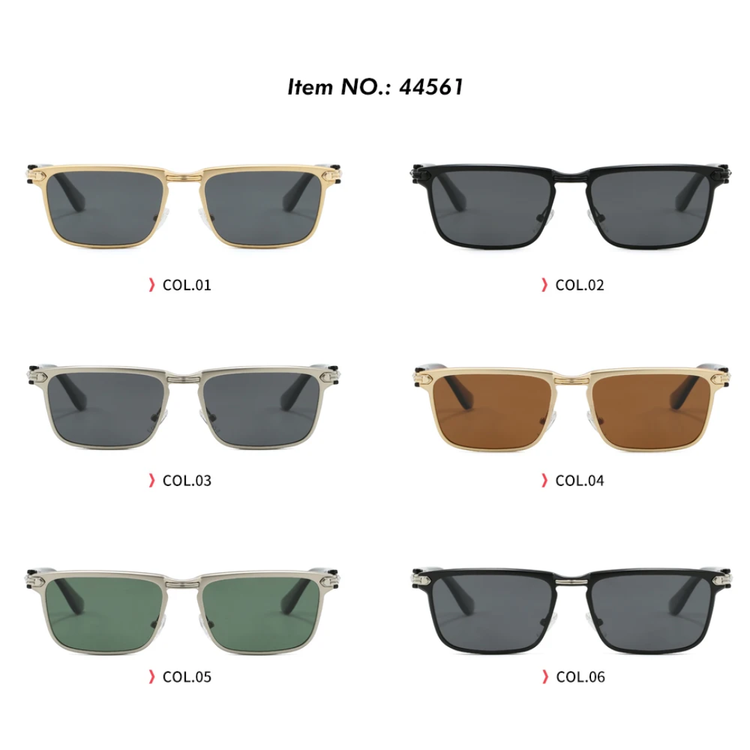 Zenith Retro Rectangle Frame UV400 Unisex Sunglasses