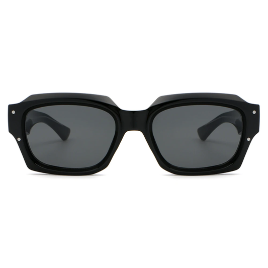 Griffin Unisex Square Frame UV400 Sunglasses