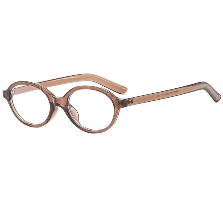 Sol Womens Small Oval Frame  Anti Blue Light Blocking Glasses