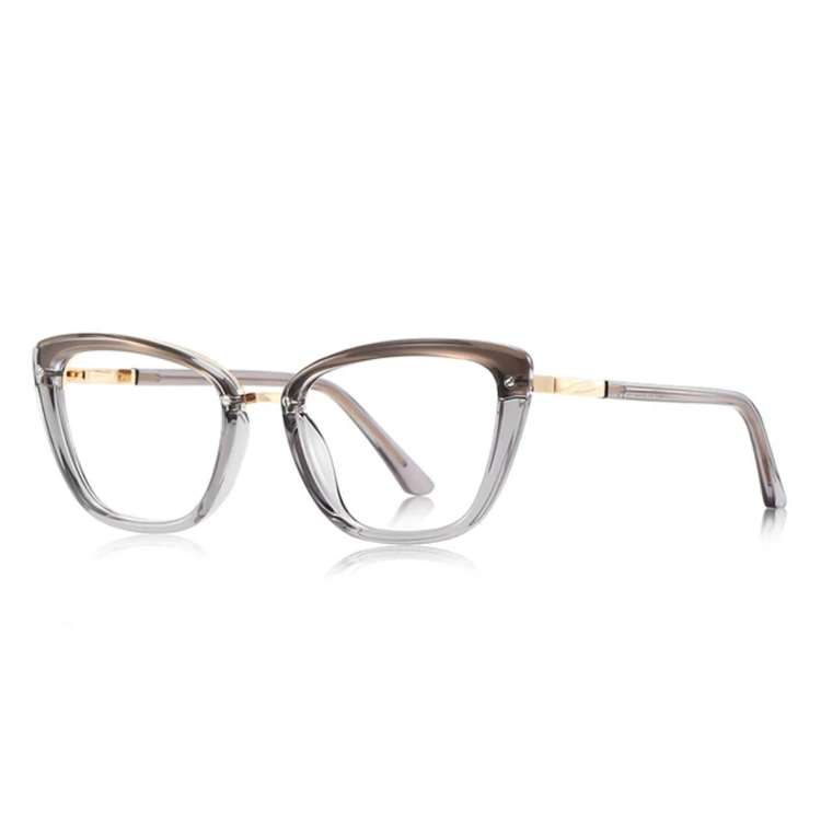 Serene Womens Cate Eye Frame  Anti Blue Light Blocking Glasses
