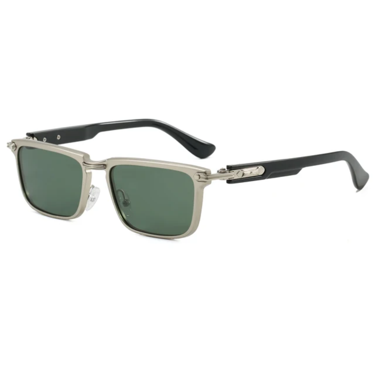 Zenith Retro Rectangle Frame UV400 Unisex Sunglasses