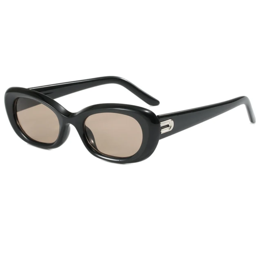 Fable Women's Small Oval Frame UV400 Sunglasses