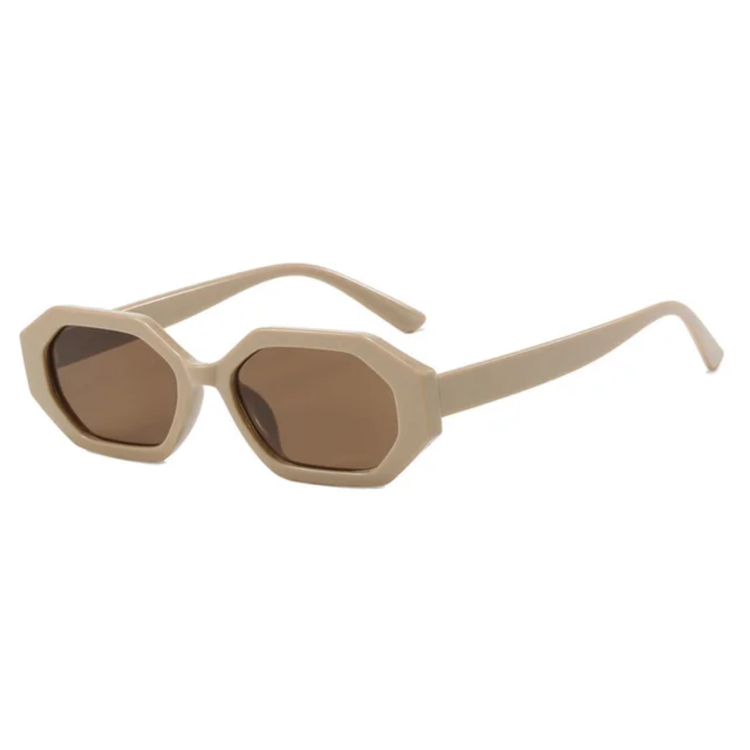 Shannon Women's Small Oval Frame UV400 Sunglasses