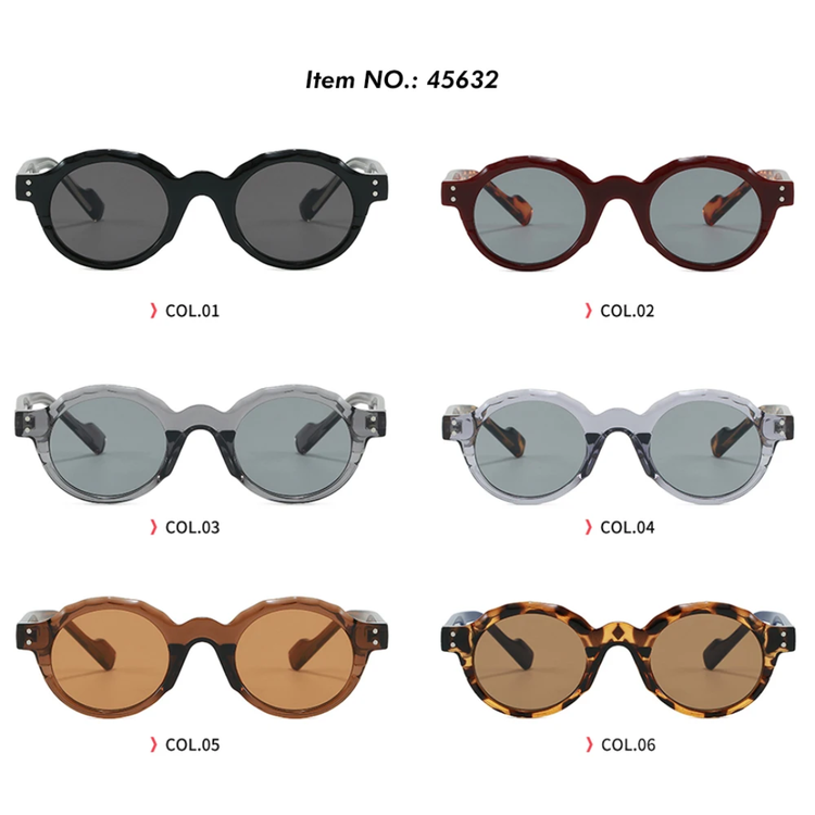 Hype Retro Round Frame Unisex UV400 Sunglasses
