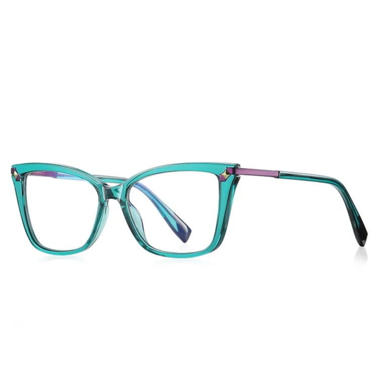 Aria Women's Square Frame Anti-Blue Light Glasses