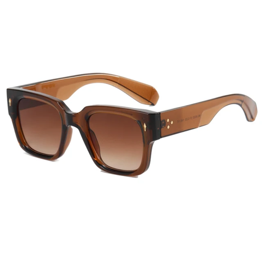 Peter Unisex Square Frame UV400 Sunglasses