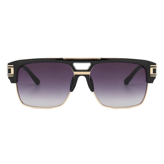 Axel Men's Half-Rim UV400 Sunglasses