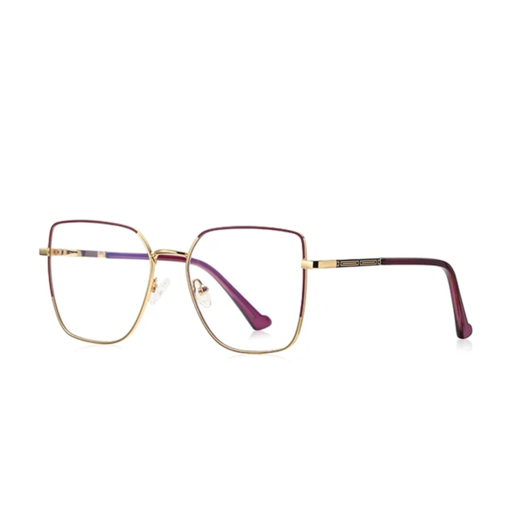 Dahlia Women's Square Frame Anti-Blue Light Glasses
