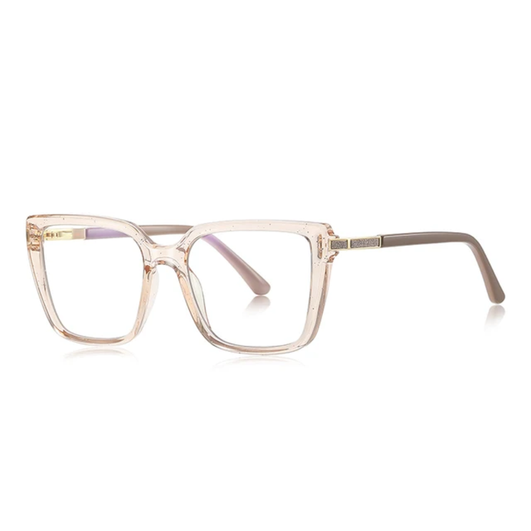 Polaris Womens Square Frame Anti Blue Light Blocking Glasses