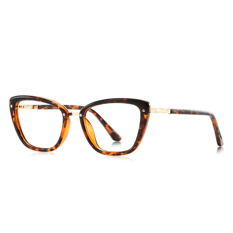 Serene Womens Cate Eye Frame  Anti Blue Light Blocking Glasses