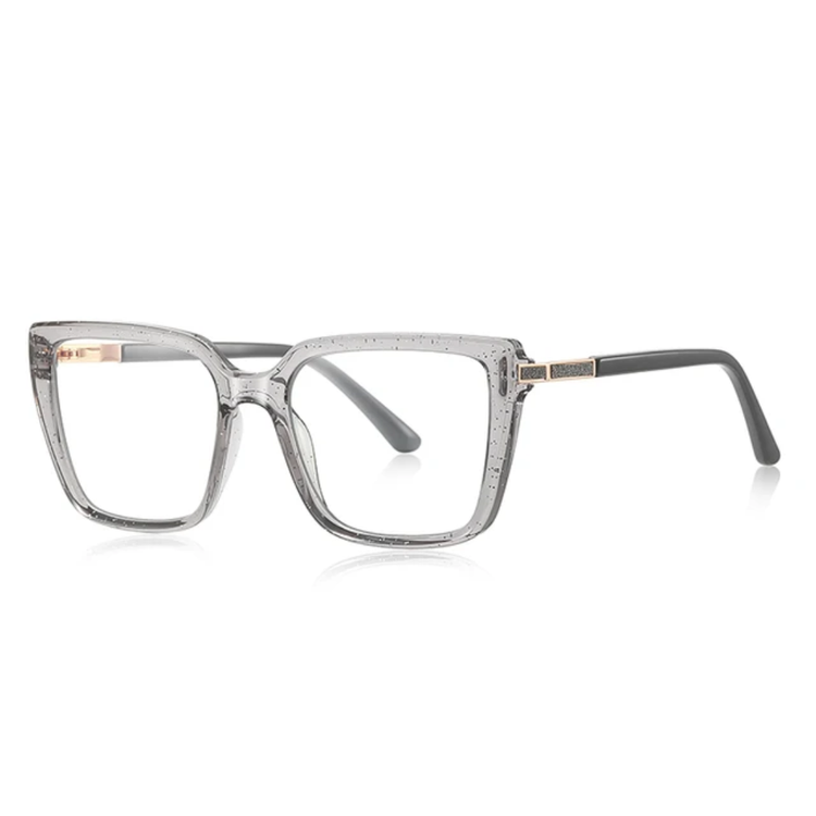 Polaris Womens Square Frame Anti Blue Light Blocking Glasses