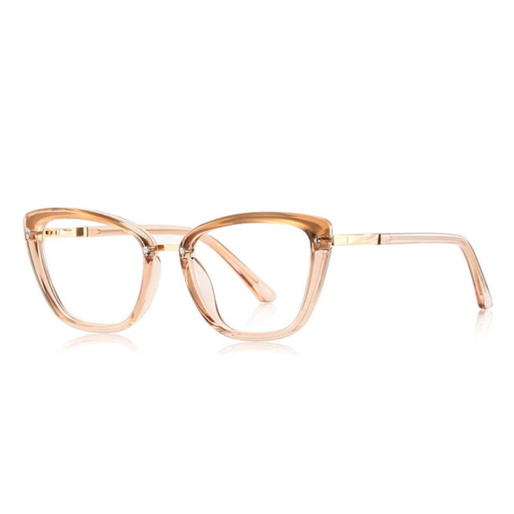 Serene Womens Cate Eye Frame  Anti Blue Light Blocking Glasses