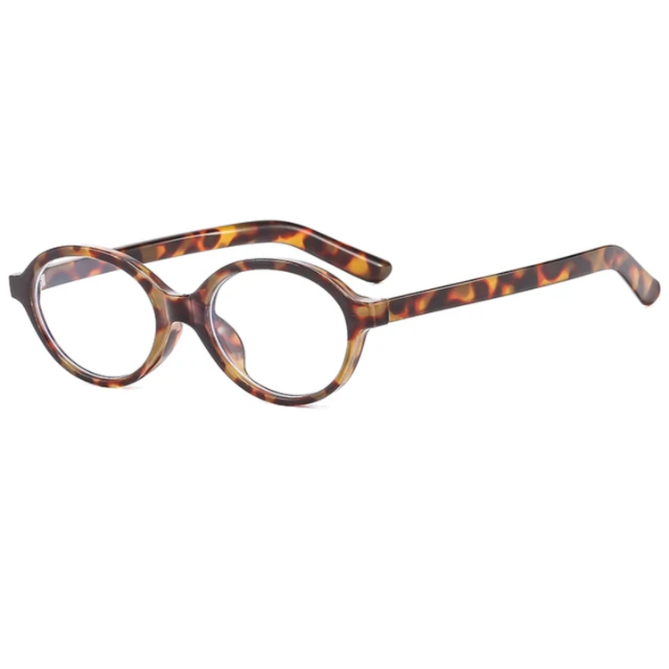 Sol Womens Small Oval Frame  Anti Blue Light Blocking Glasses