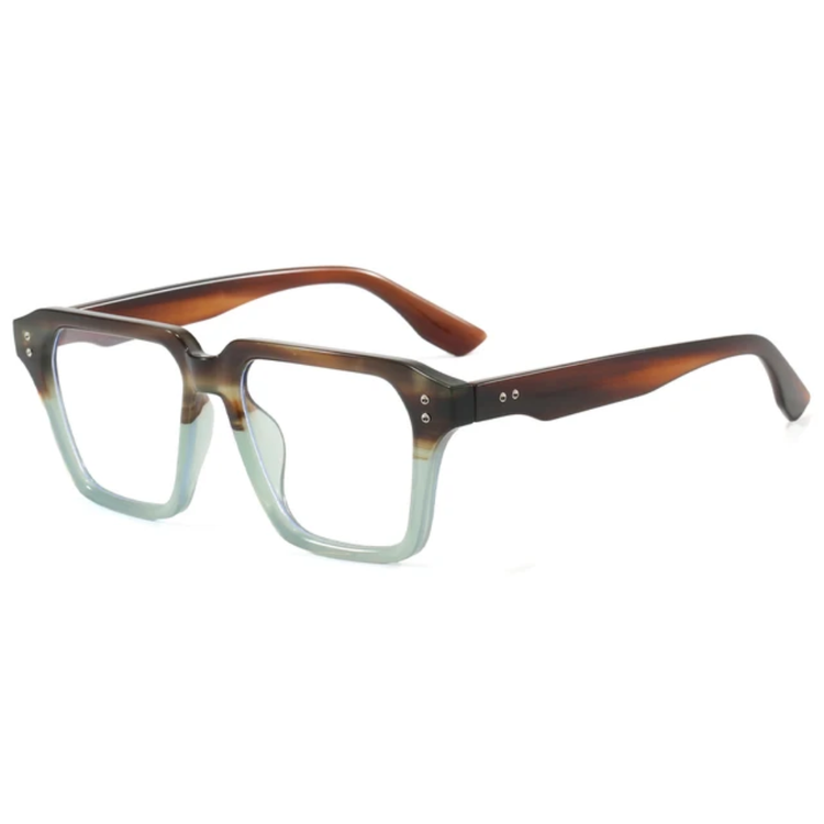 Frequency Unisex Classic Square Frame Anti-Blue Light Glasses