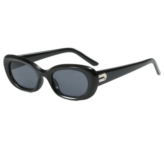 Fable Women's Small Oval Frame UV400 Sunglasses