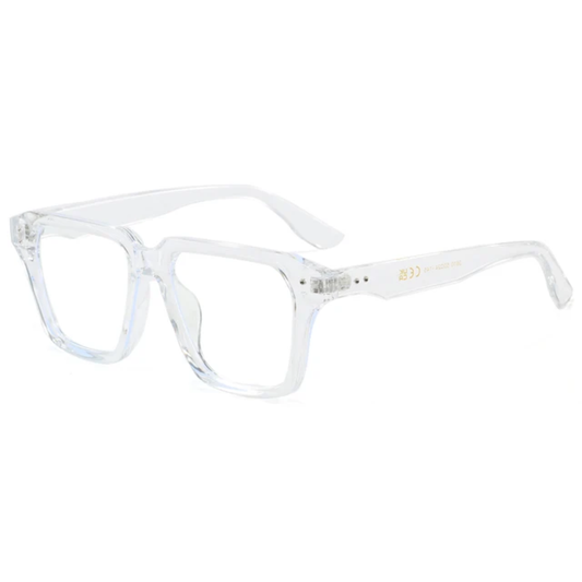 Frequency Unisex Classic Square Frame Anti-Blue Light Glasses