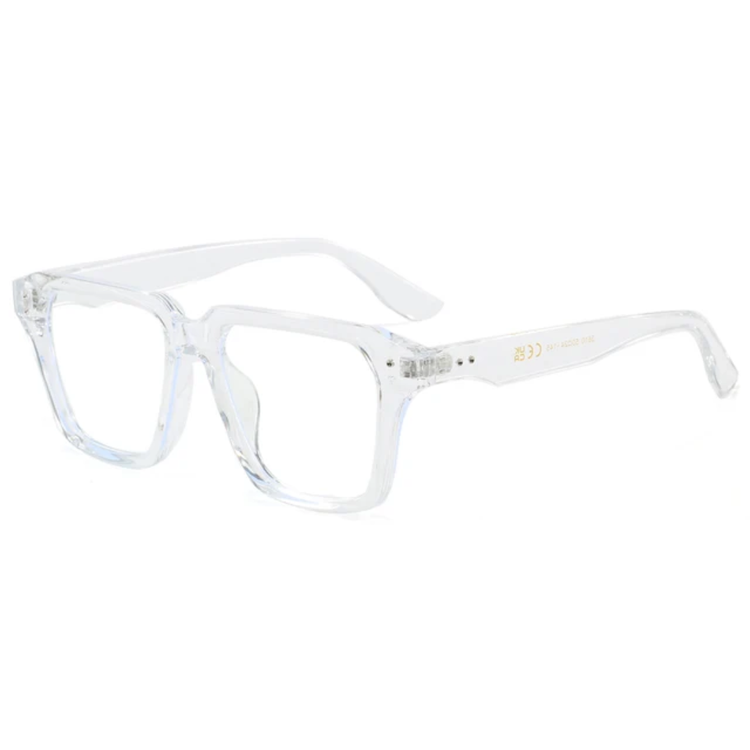 Frequency Unisex Classic Square Frame Anti-Blue Light Glasses