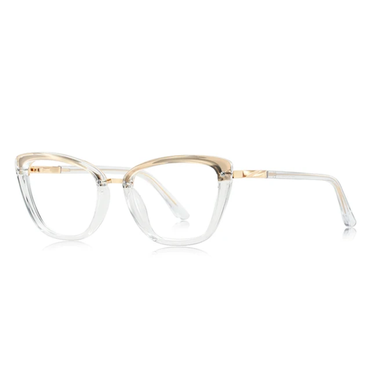 Serene Womens Cate Eye Frame  Anti Blue Light Blocking Glasses