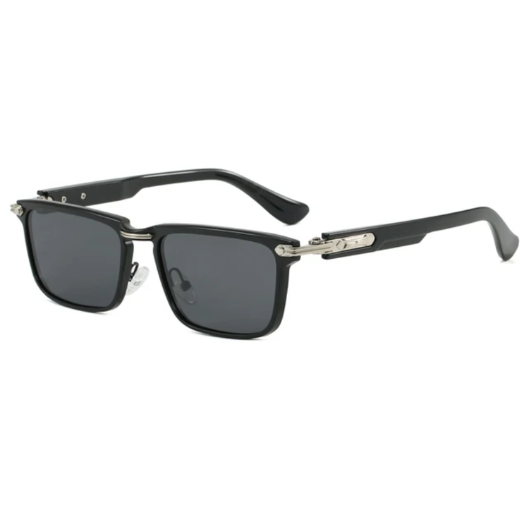 Zenith Retro Rectangle Frame UV400 Unisex Sunglasses