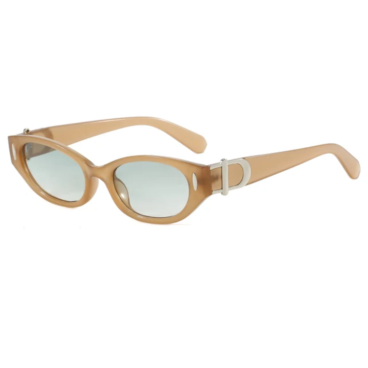 Essence Retro Unisex Small Rectangular Frame UV400 Sunglasses