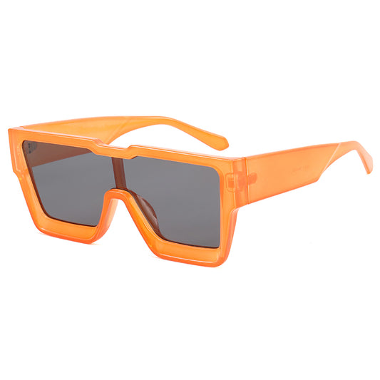 SKYLAR UNISEX OVERSIZED FLAT TOP UV 400  SQUARE FRAME SUNGLASSES