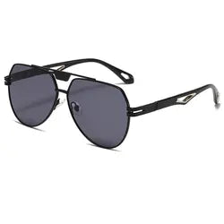 KARIM MEN'S METAL AVIATOR FRAME UV400 GRADIENT SUNGLASSES