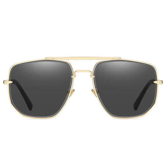 NOOR  UV400 METAL SQUARE  FRAME UNISEX SUNGLASSES