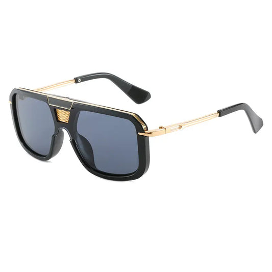 JAY MEN'S OVERSIZED UV 400 AVIATOR FRAME SUNGLASSES