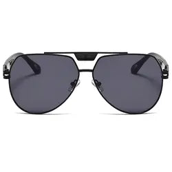 KARIM MEN'S METAL AVIATOR FRAME UV400 GRADIENT SUNGLASSES